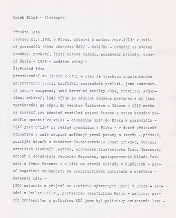 Radek Pilař: Životopis